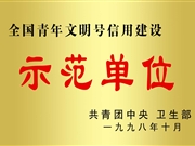 全国青年文明号信用建设示范单位