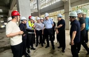 甘肃省中医院领导调研督导北区扩建项目建设工作